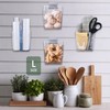 Clear Slatwall Bins, Large 4 Pack Slat Wall Accessories Cups