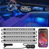 Nilight RGB LED Car Interior Stripe Light with APP Control