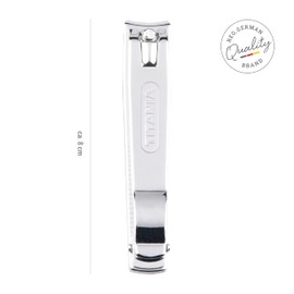 TITANIA Toenail Nail Clippers Large with File • Nail Clippers for Thick Toenails • Toenail Cutter with Nail File • Nail Cutter for Men and Women • Nail Clippers Chrome-Plated