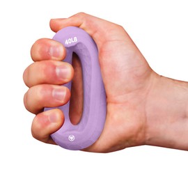 ChinFun Hand Grip Strengthener Ring Forearm Wrist & Finger Exerciser Trainer Silicone Squeezer Gripper for Athlete's Muscle Strengthening Training Tool-Carpal Tunnel Physical Therapy
