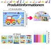 Altaroo 10 Stück 3D Aufkleber für Kinder, 3D Schaum Puzzle