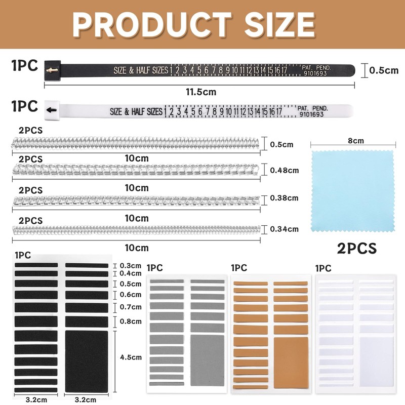 Cosmeria Invisible Ring Reducer, Effective Ring Reducer for Perfect Fit,