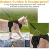 Dooradar Cat Harness and Leash Set, Escape Proof Safe Adjustable