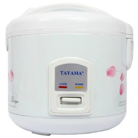 TRC-10 Cool Touch 10-Cup Rice Cooker and Warmer with Steam Basket, White