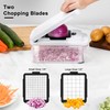 ZABINS Vegetable Chopper, Professional Food Chopper & Mandoline Slicer with