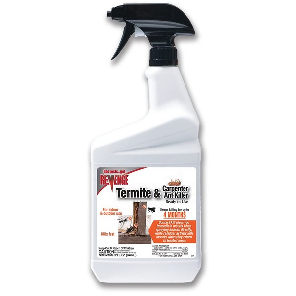 Bonide Revenge Termite & Carpenter Ant Killer Spray, 32 oz