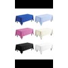 Mantel Rectangular Satinado Decoración De Mesa 145x300cm