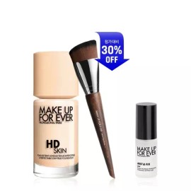 Make Up For Ever [메이크업포에버](강남점)[단독/정가 15만원] HD SKIN 파운데이션 & 118 브러쉬 30% 할인세트(+추가 1종) MAKE UP FOR EVER (Gangnam Store) [Exclusive/Original Price 150,000 KRW] HD SKIN Foundation & 118 Brush 30% Discount Set (+Additional 1 Type) [1N00 118 Brush Discount Set