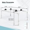 Eastrexon Mini Split Stand, Anti-vibration Adjustable Mini Split Ground Stand,
