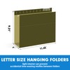Extra Capacity Hanging File Folders, RAZCC 60 Pack Letter Size