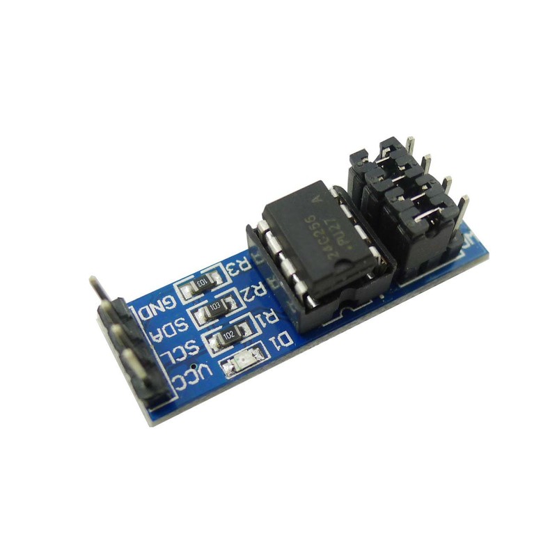 Ferwooh Módulo de memoria EEPROM AT24C256 Chip I2C Serial Interfaz