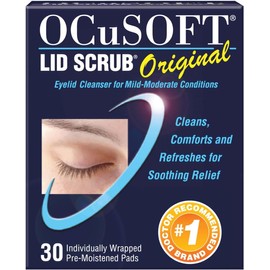 OCuSOFT Lid Scrub Original, Pre-Moistened Pads, 30 Count