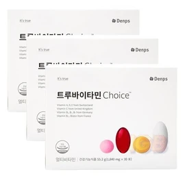 SellerHub [덴프스] 덴프스 트루바이타민 초이스 1840mg x 30포 x 3통 (S11206296) [Denpaseu] Denpaseu True Vitamin Choice 1840mg x 30 sachets x 3 bottles (S11206296)