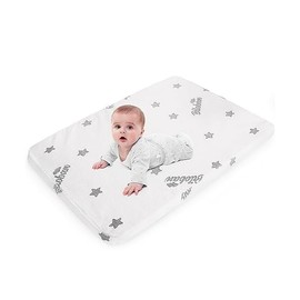 Bassinet Mattress Pad 29 x 41, Fits 4moms Breeze Plus Portable & 4moms Breeze GO Portable Travel, Waterproof Breathable Soft Baby Foam with Removable Zippered Cover