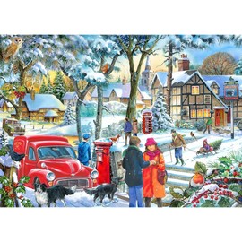 The House of Puzzles - Winter Wishes Jigsaw - 1000 Piece Jigsaws For Adults, Artist Illustrated, Scenic Landscape, Deluxe Puzzle Gifts