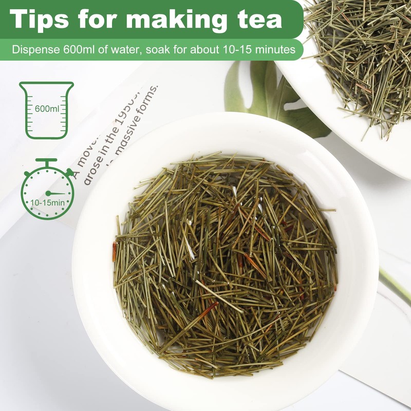 KASVAN Organic Pine Needle Tea (8.8 oz) - White Pine