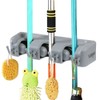 Vicloon Broom Mop Holder Tidy Organizer, Wall Mounted Organizer with