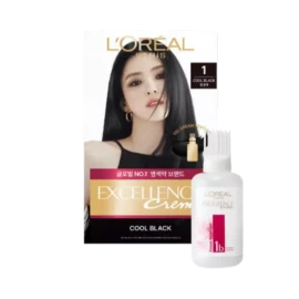 L'Oreal Paris 로레알파리 엑셀랑스 크림 1호 쿨블랙 L'Oreal Paris Excellence Cream 1 Cool Black