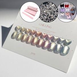 Divock Divok Chilling Glitter Magnet Gel + 30 parts / 디보크 칠링 글리터 자석젤+파츠30개