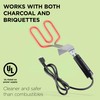 Ivation Premium 500W Electric Charcoal Starter (Small) – Quickly Ignite