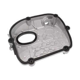 URO Parts 06L103269D Engine Timing Cover w/Gaskets, Upper; Includes Gaskets & Hardware; Aluminum vs OEM Plastic