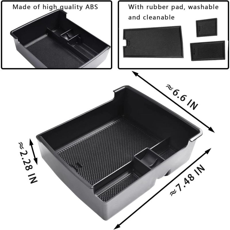 EDBETOS Maverick Console Tray Organizer For 2022 2023 2024 2025