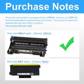 LCL Compatible Drum Unit Replacement for Konica Minolta DRP-01 Bizhub 20 Bizhub 20P 20PX Printer (Black 1-Pack)