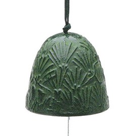 1 campana de viento de hierro japonés con aguja de pino verde para fabricado en Japón #485-073