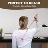 YIMICOO 3 Pack Extendable Back Scratcher, Stainless Steel Portable Telescoping