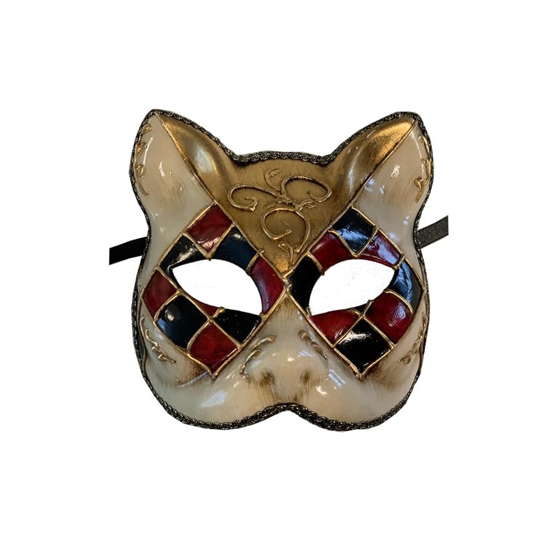 Lannakind Carnival Mask Face Mask Cat Mask (K2) - Plastic