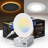 DAMINY 12 Pack 4 Inch 5CCT LED Recessed Light with