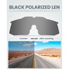Excoutsty Polarized Sports Sunglasses for Men Women,UV400 Windproof Baseball Cycling
