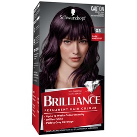 Schwarzkopf Brilliance, Permanent Hair Colour, 03 Dark Amethyst
