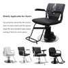 Aswalling 8 Pack Salon Chair Cover Protectors,Clear Square Hairdressing Chair