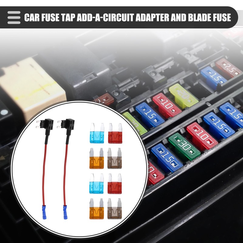 Motoforti Universal Add a Circuit 12V Mini Fuse Tap Holder