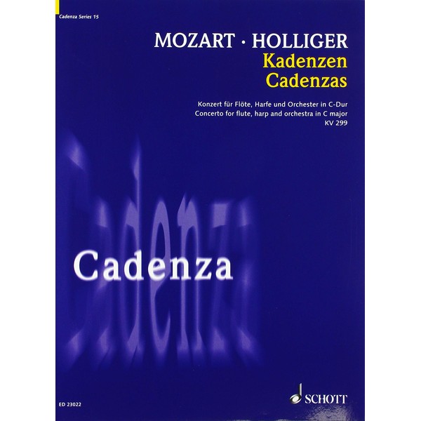 Cadenzas: To Mozart's Concerto for Flute, Harp & Orchestra in