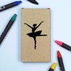 Azeeda 'Ballerina Silhouette' Coloured Crayon Set (CY00033838)