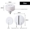 GREENCYCLE 10A Wireless Remote Control Outlet Plug Kit, Open Space