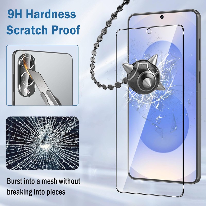 Natbok 2+2 Pack for Samung galaxy s25 edge Screen Protector