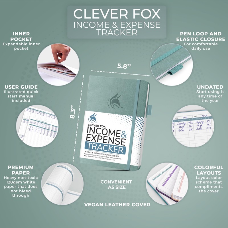 Clever Fox Income & Expense Tracker – Accounting & Bookkeeping