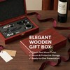 5-Piece Wine Opener Gift Set with Wooden Box, Premium Stainless
