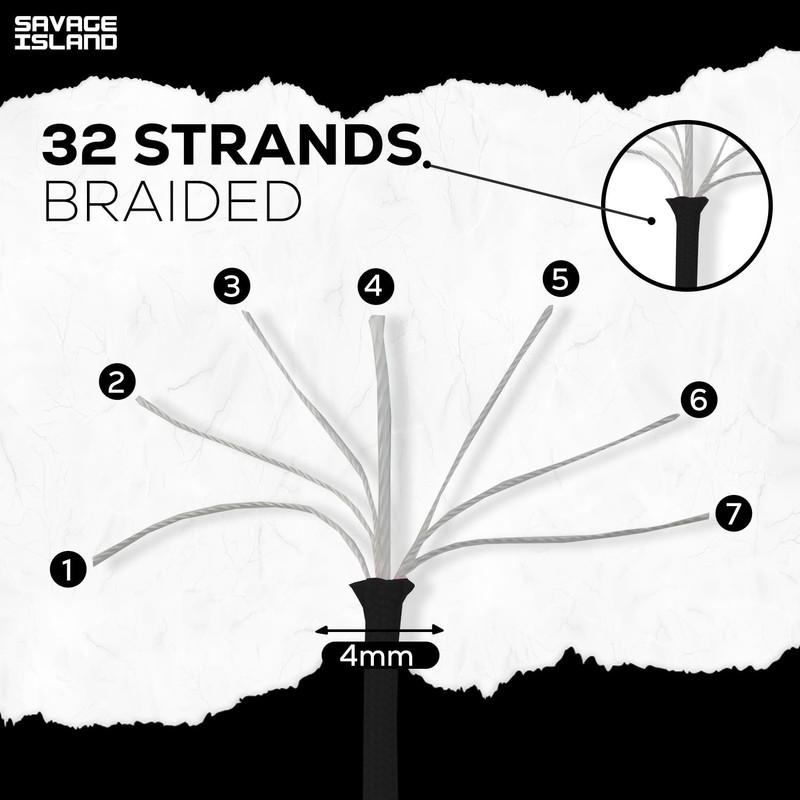 Savage Island 4mm 550 7-Strand Core Paracord Rope