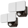 FLITI Battery Powered Motion Sensor Security Light(2 Pack),5000K 1000LM High