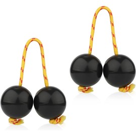 Pachica Asarat Percussion Maracas Shaker Ethnic Musical Instrument Set of 2 Batika Percussion Beginners Hobby Black