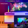 LED Light Bar, 2 Pieces, Smart RGB Lamp, Dimmable Ambient