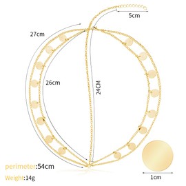 Head Chain Sequins Bridal Bohemian Hair Jewellery, Gold Festival Headpiece, Tassel Boho Head Chain, Hair Band, Headband for Women and Girls