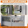 Steel Gate Lock Box,Untreated with Rust Preventive Oil,Iron Case for