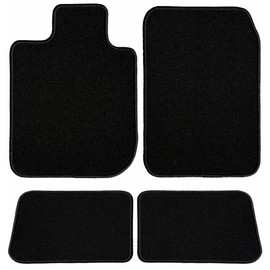 GG Bailey D4141A-S1A-BLK Two Row Set Custom Fit Floor Mats for Select Toyota Corolla Models - Nylon Fiber (Black)