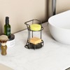 NiHome 2-Tier Soap Holder with Efficient Drainage, Shampoo Bar Holder,