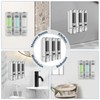 3 Chamber Shampoo Dispenser with Clear Window, Refillable Soap Dispenser